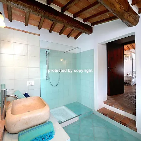 Luxury Stone Salt Water Pool Villa Rapolano Terme