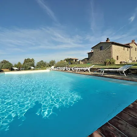 Luxury Stone Salt Water Pool Rapolano Terme